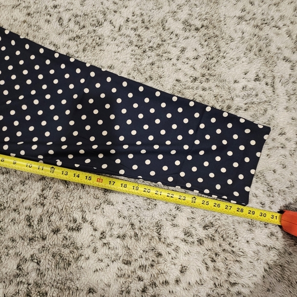 Tuckernuck NWT SZ XL Pleated Polka Dot Cropped Pixie Pant Hi Rise Ankle Pants - Picture 11 of 14